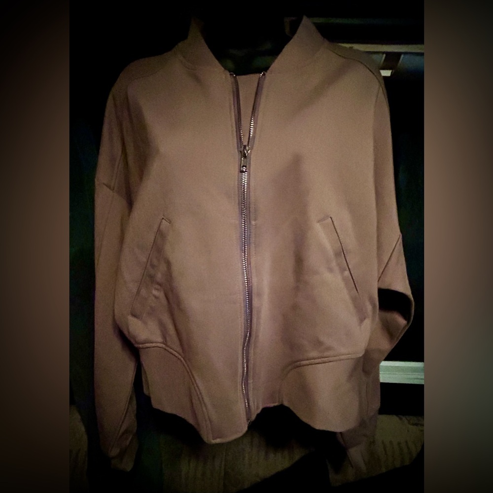 Women's Stylish Brown Bomber Jacket